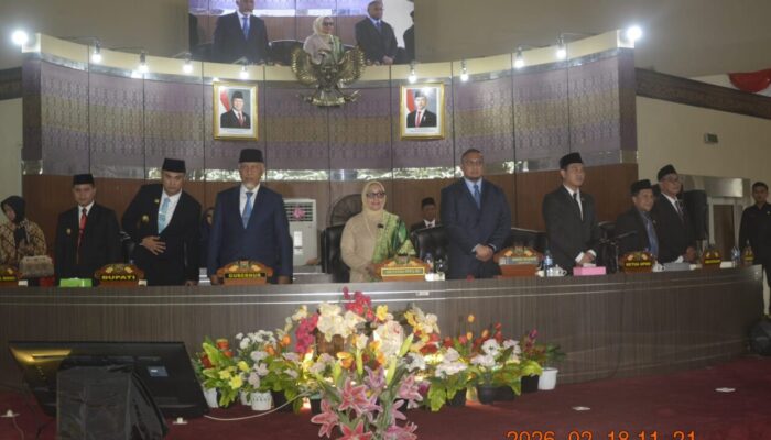 Rapat Paripurna Hari Jadi ke-77 Kabupaten Sijunjung,  “Berkolaborasi membangun, mewujudkan Sijunjung idaman”