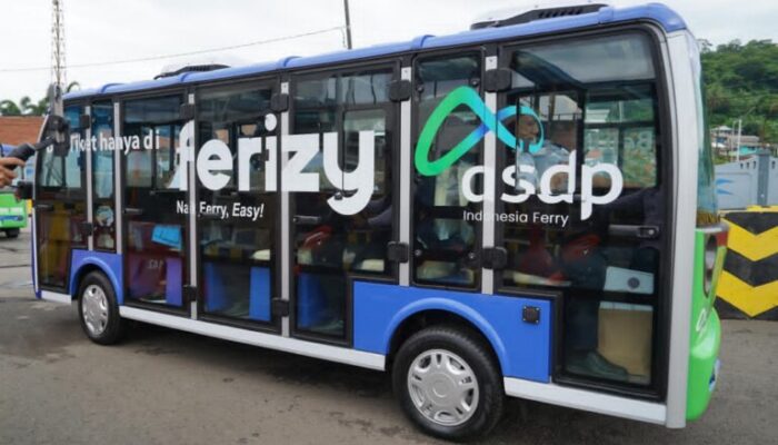 Shuttle Bus Listrik Bakal Layani Penumpang di Pelabuhan Merak