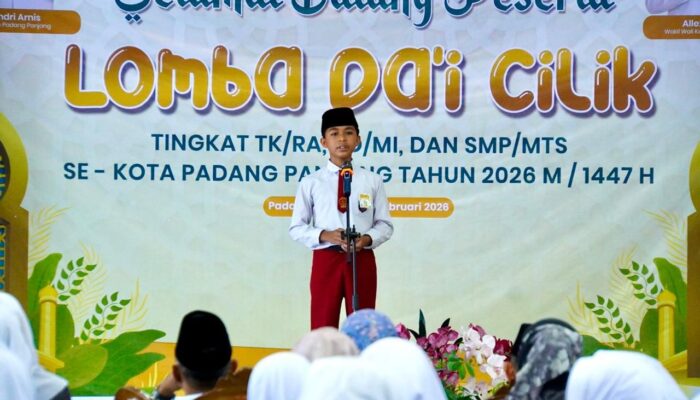 Pemko Padang Panjang Gelar Lomba Da’i Cilik