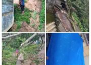 Hujan Deras Disertai Turunnya Butiran Es Terjadi di Sawahlunto