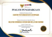 Kantah Kota Denpasar Raih Predikat WBBM