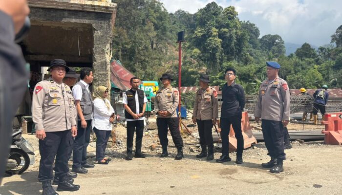 Korps Brimob Polri Pastikan Dukungan Pengamanan Rehab Rekon Jembatan Kembar