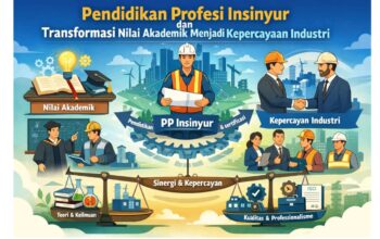 Pendidikan Profesi Insinyur dan Transformasi Nilai Akademik menjadi Kepercayaan Industri