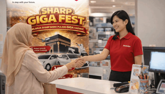 Rayakan 56 Tahun di Indonesia, Sharp Lovers Day GIGA Fest 2026 Hadirkan 56 Hadiah Spektakuler