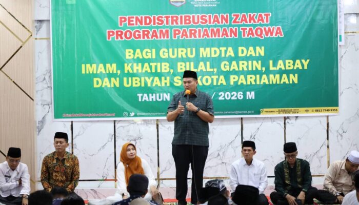 422 Guru MDTA se-Kota Pariaman Terima Zakat dari Baznas
