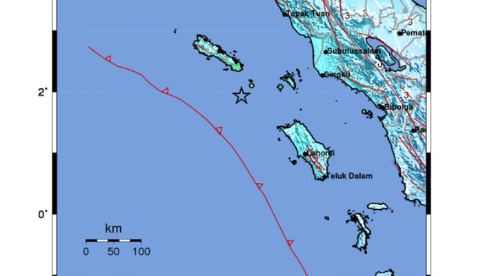 Gempa Bumi Magnitudo 6,4 Guncang Aceh dan Sumut