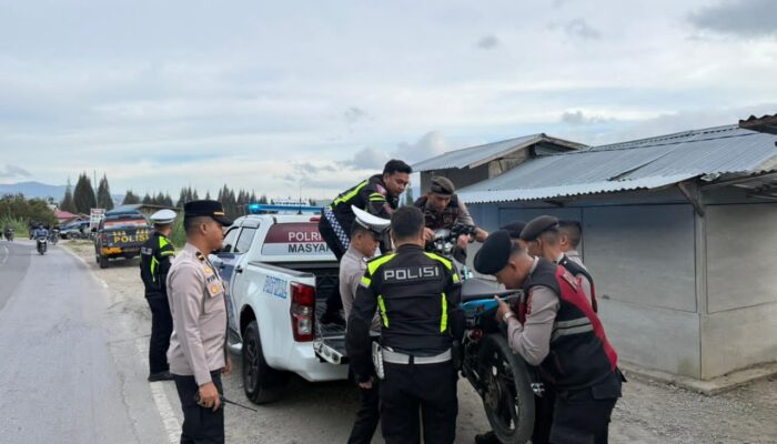 Kapolres Solok Turunkan Tim Gabungan Antisipasi Balap Liar di Alahan Panjang