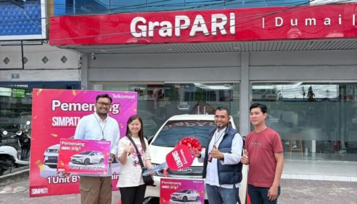 Sulyani dari Dumai dapat Mobil Listrik dari Telkomsel