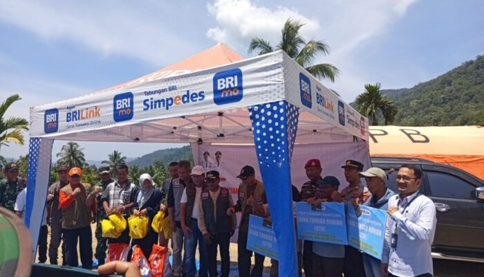 20 Huntara Korban Bencana di Taratak Baru Pessel Rampung, BRI Salurkan Bantuan DTH Tahap 2