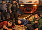 Tiga Remaja Tersambar Kereta Api, 2 Tewas