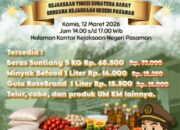 Stabilkan Harga Sembako, Kejari Pasaman Gelar Pasar Murah Ramadan