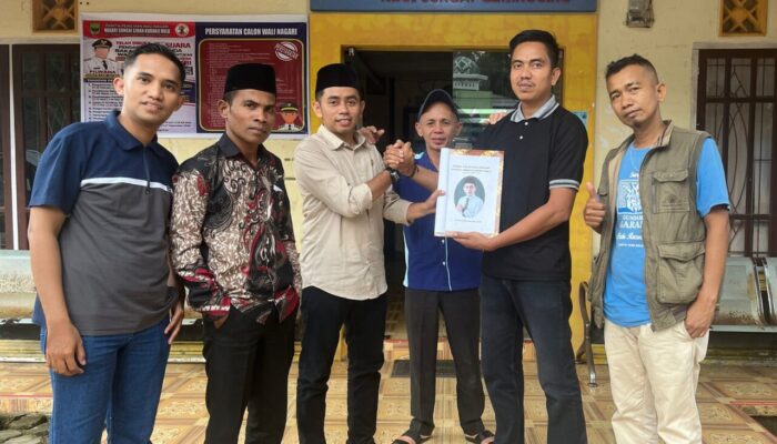 Anak Muda Nagari Faisal Tanjung Resmi Mendaftar sebagai Calon Wali Nagari Sungai Sirah Kuranji Hulu